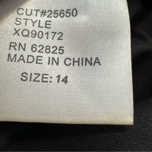 Tadashi Shoji Black Illusion Cocktail Mesh Tulle Long Sleeve Mini Dress - Picture 3 of 6